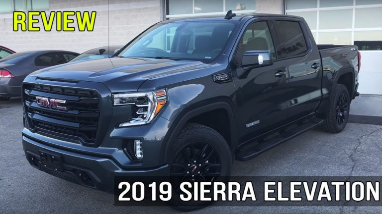 Review 2019 GMC Sierra Elevation Edition 5 3L Crew Cab 