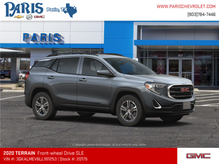 New 2020 GMC Terrain SLE Stock 20175 Graphite Gray 