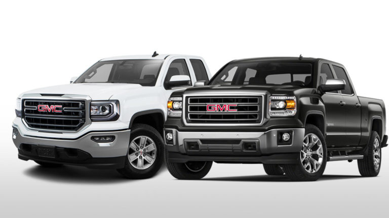 Trim Comparison GMC Sierra SLE Vs GMC Sierra SLT